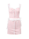 Liber autumn women's patchwork two-piece suit