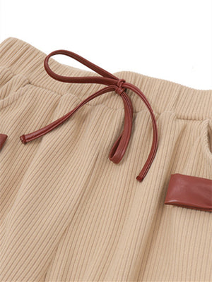 Liber Autumn Women's Bow Two-Piece Set