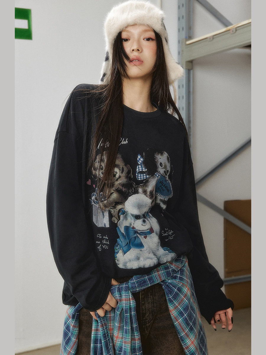 Liber Fall Women's Animal Print Sweatshirt