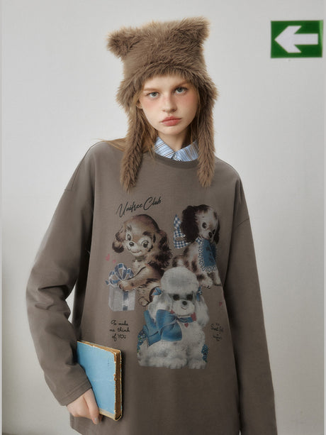 Liber Fall Women's Animal Print Sweatshirt