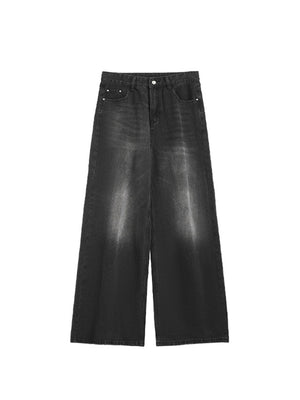Liber AW Men's Denim Distressed Washed Jeans