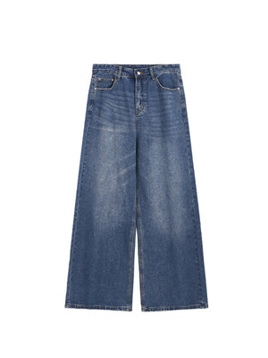 Liber AW Men's Denim Distressed Washed Jeans