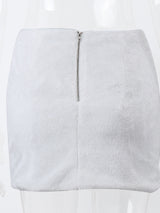 Liber Spring and Autumn Women's Lace Patchwork Skirt