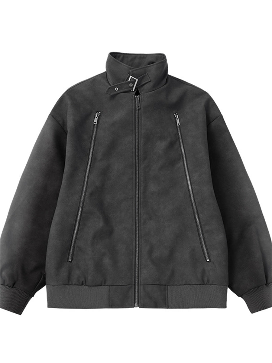 Liber AW Men's Distressed Patchwork Jacket