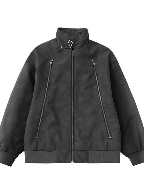 Liber AW Men's Distressed Patchwork Jacket