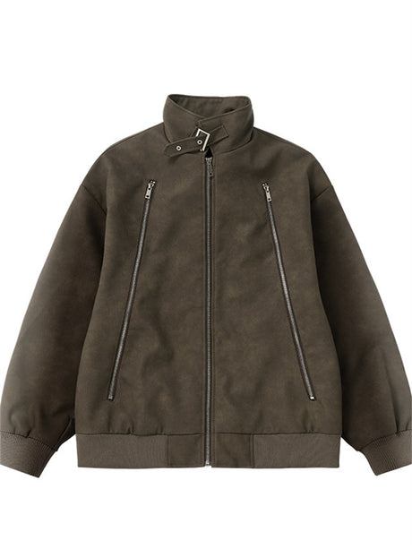 Liber AW Men's Distressed Patchwork Jacket
