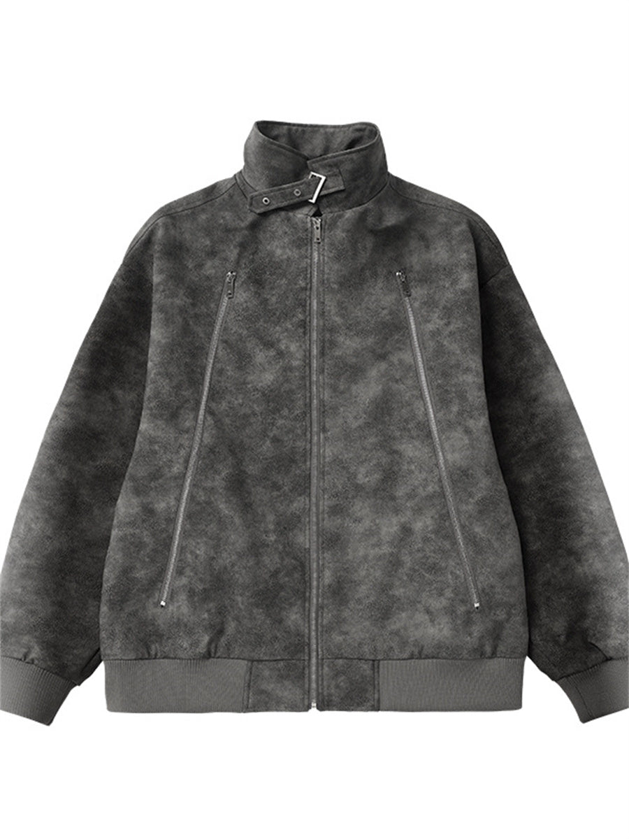 Liber AW Men's Distressed Patchwork Jacket