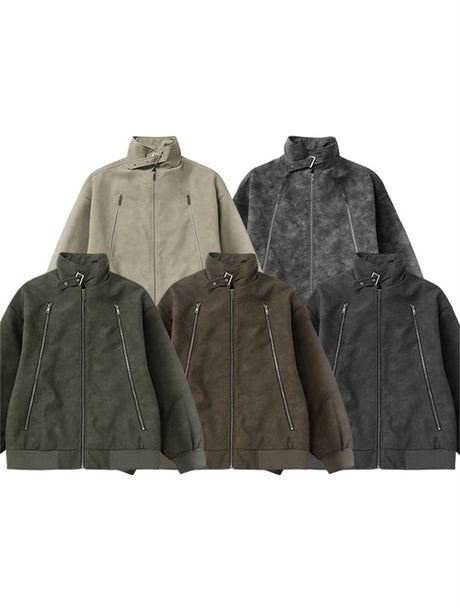 Liber AW Men's Distressed Patchwork Jacket