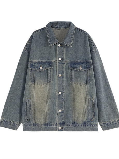 Liber AW Unisex Distressed Denim Jacket