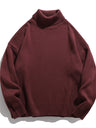Liber AW Men's 6 Solid Color Turtleneck Sweaters
