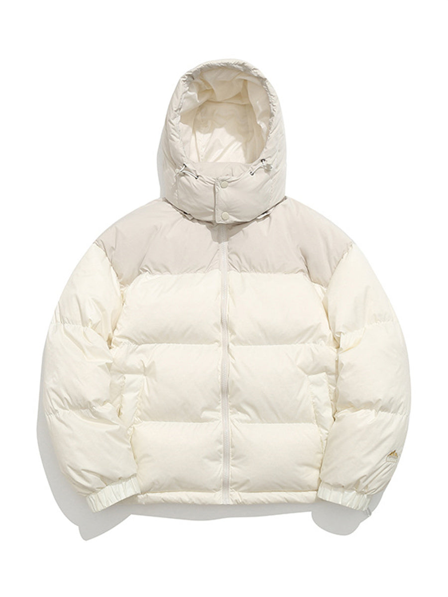 Liber Winter Unisex Patchwork Down Jackets