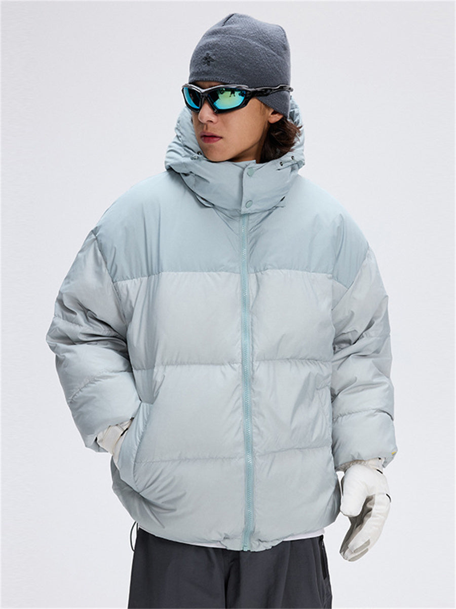 Liber Winter Unisex Patchwork Down Jackets