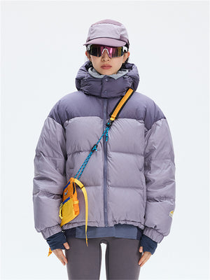 Liber Winter Unisex Patchwork Down Jackets