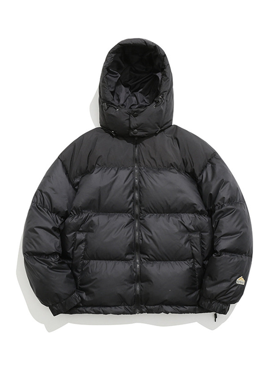 Liber Winter Unisex Patchwork Down Jackets