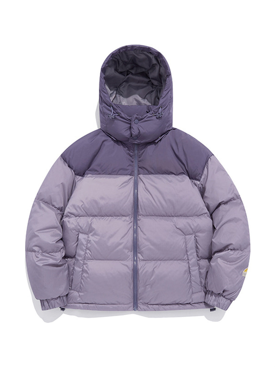 Liber Winter Unisex Patchwork Down Jackets