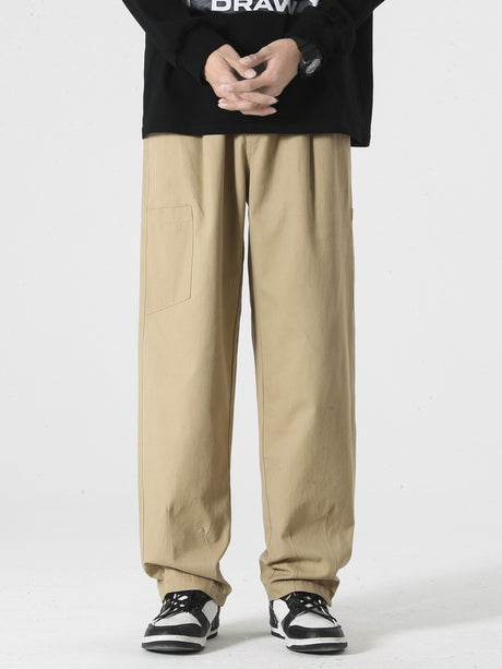 Liber Fall Men's Solid Casual Pants