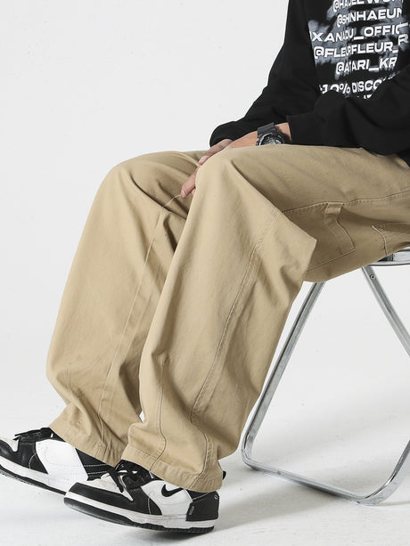 Liber Fall Men's Solid Casual Pants