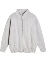 Liber AW Men's Solid Zip-up Cardigan
