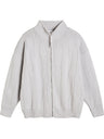 Liber AW Men's Solid Zip-up Cardigan