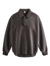 Liber AW Men's Polo Collar Sweatshirt
