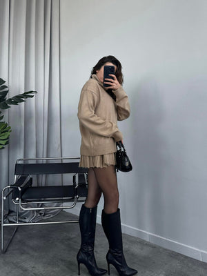 Liber AW Women's Knitted Two-piece Set