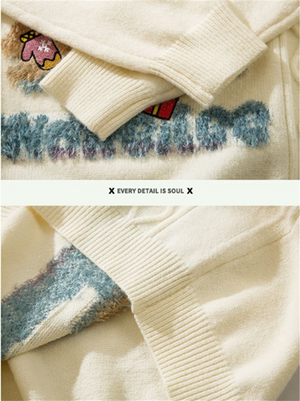 Liber Autumn Winter Unisex Christmas Sweater