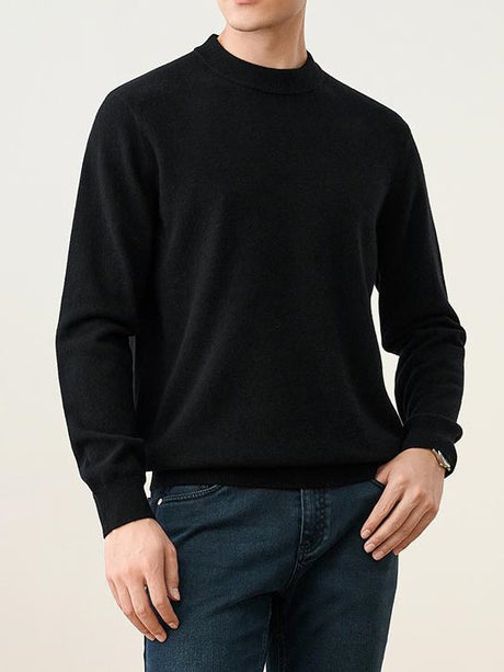 Liber Fall Men's 5 Colors Half Turtleneck Sweater