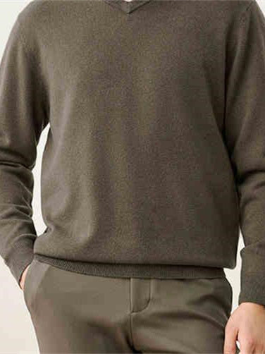 Liber Fall Men's 5 Colors Half Turtleneck Sweater