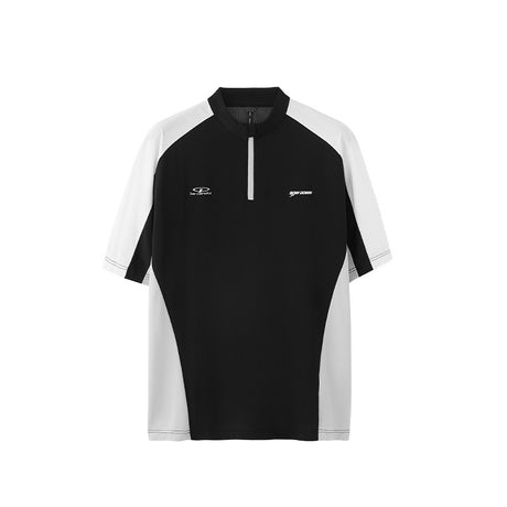 Liber SS Men's Cycling Couple Contrast Color Stitching T-shirt