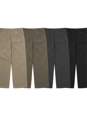 Liber SS men's solid color high-heeled simple suit trousers