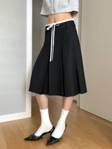 Liber Spring Women's Lace Trim Short Skirt