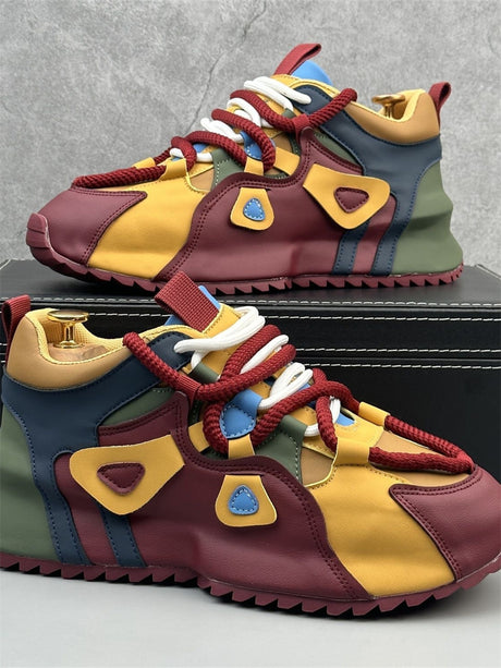 Liber Spring ACC Contrast Color Platform Sneakers