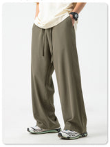 Liber Spring Men's Solid Color Anti-wrinkle All-match Pants