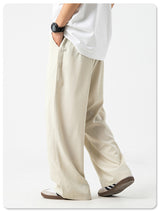 Liber Spring Men's Solid Color Anti-wrinkle All-match Pants