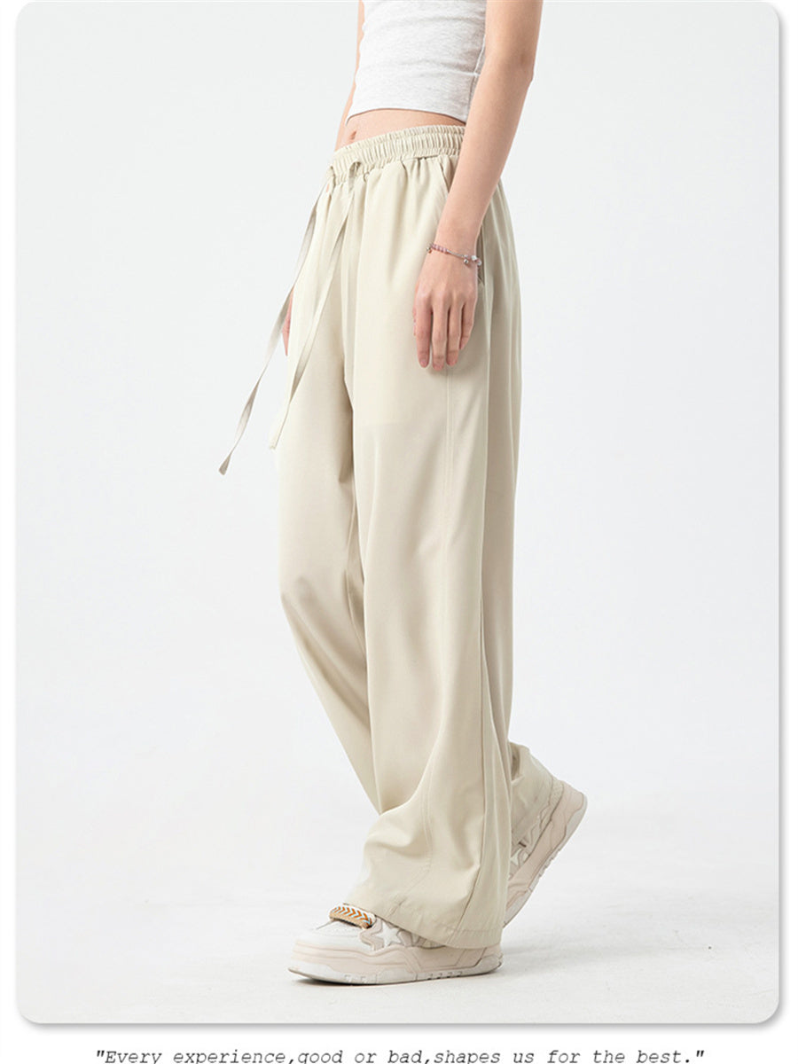 Liber Spring Men's Solid Color Anti-wrinkle All-match Pants