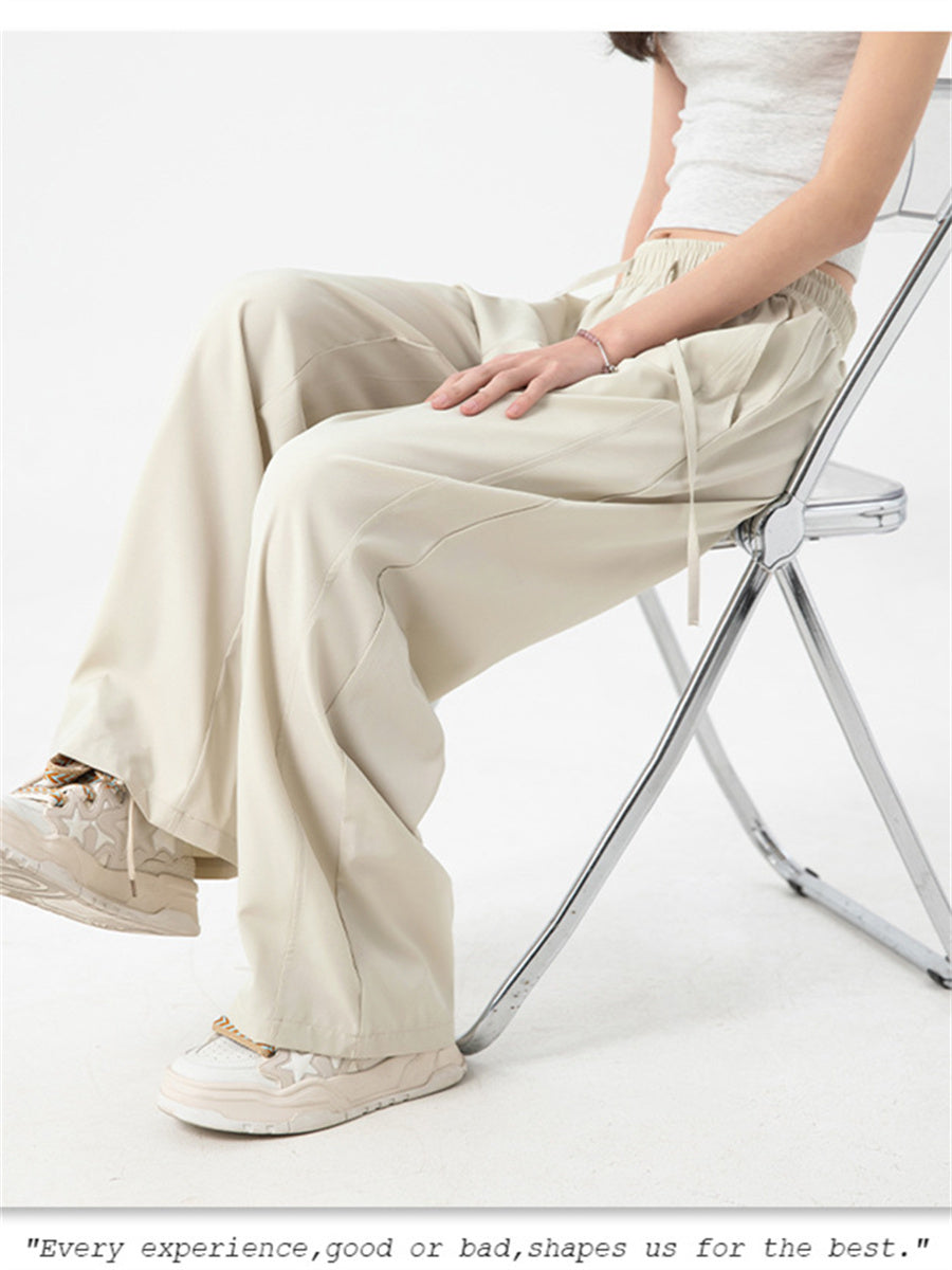 Liber Spring Men's Solid Color Anti-wrinkle All-match Pants