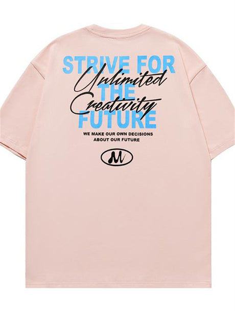 Liber SS Men's Printed Contrast American Street T-shirt
