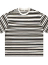 Liber SS Men's American Street Stripe Contrast Embroidered T-shirt