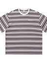 Liber SS Men's American Street Stripe Contrast Embroidered T-shirt