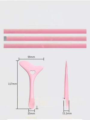 Eye makeup auxiliary tool multifunctional eye shadow auxiliary portable eyeliner beauty tool