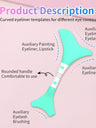 New eyeliner and eyelashes auxiliary tool Multifunctional novice makeup eye makeup eye shadow