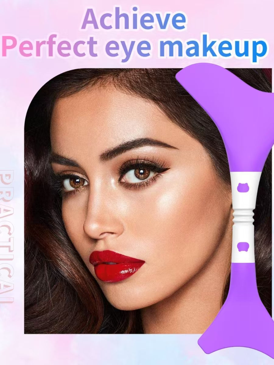 New eyeliner and eyelashes auxiliary tool Multifunctional novice makeup eye makeup eye shadow