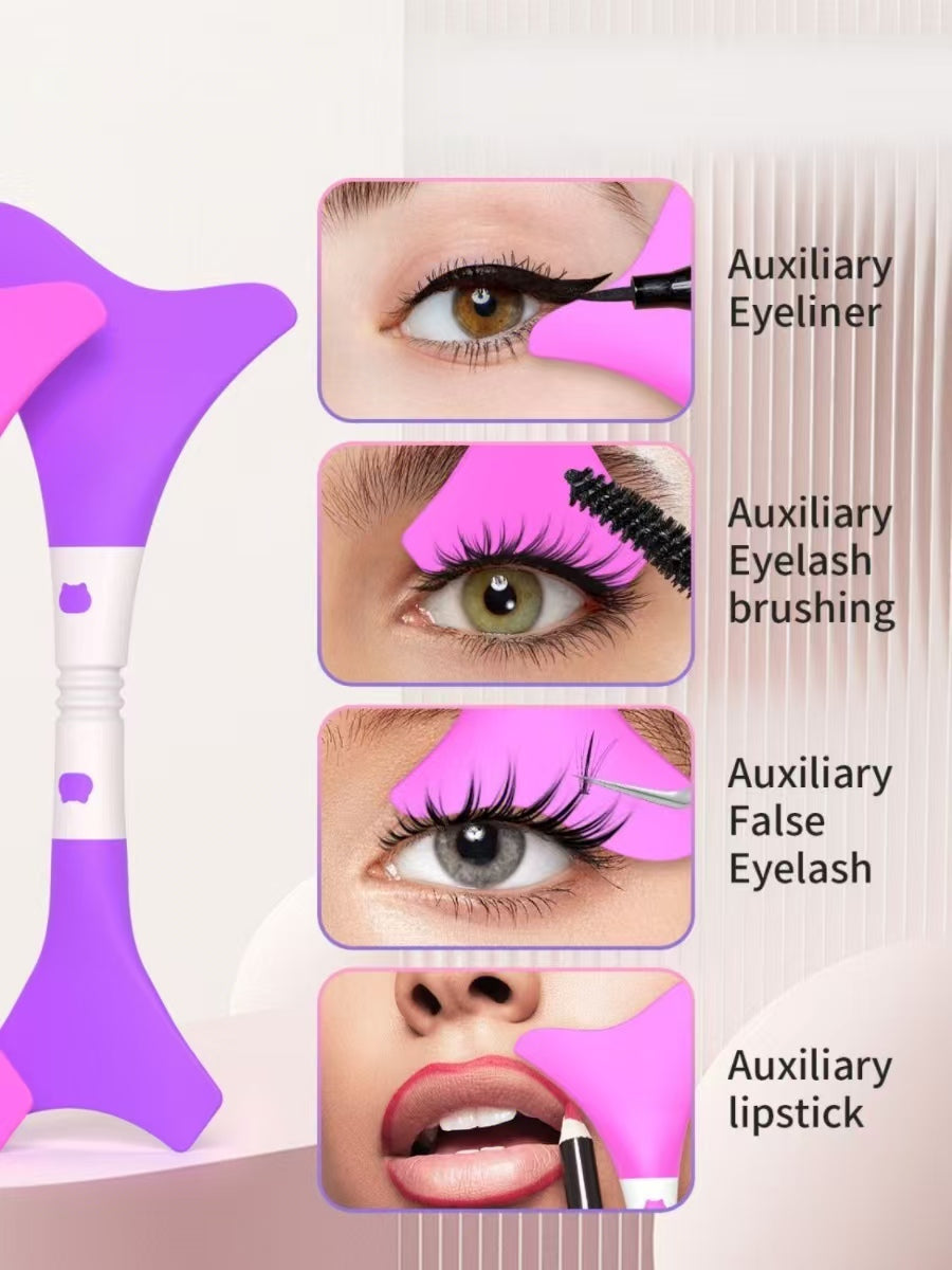 New eyeliner and eyelashes auxiliary tool Multifunctional novice makeup eye makeup eye shadow