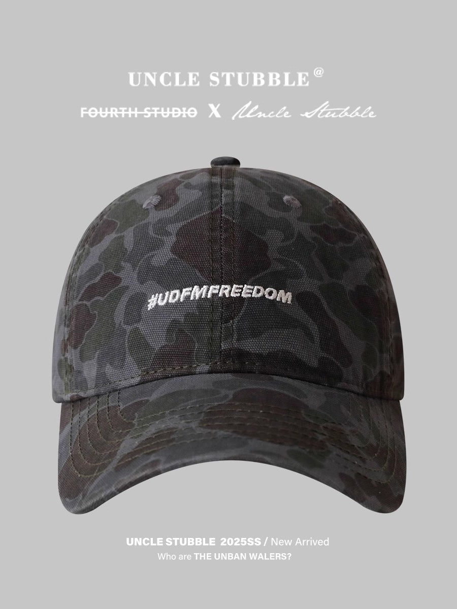 Liber Summer ACC Printed Camouflage American Retro Hat