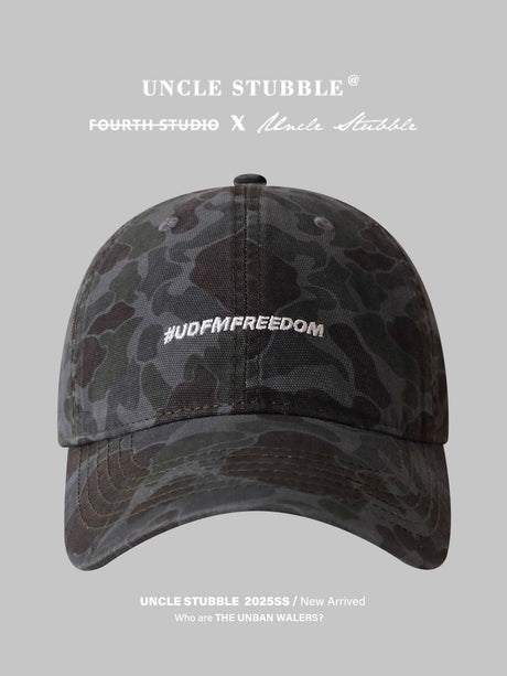 Liber Summer ACC Printed Camouflage American Retro Hat