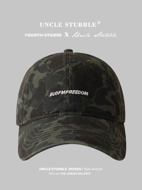 Liber Summer ACC Printed Camouflage American Retro Hat