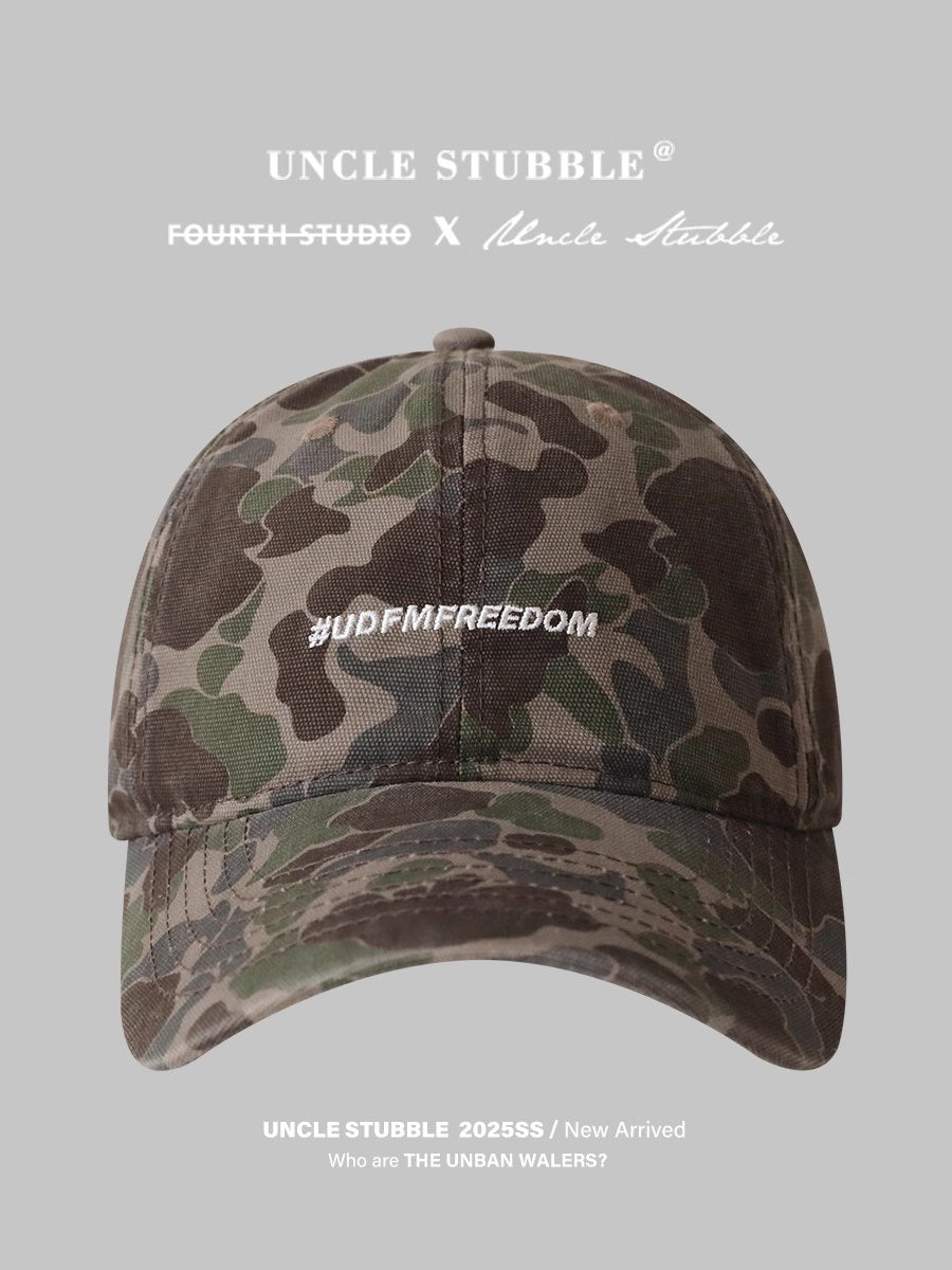 Liber Summer ACC Printed Camouflage American Retro Hat