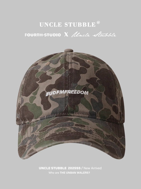 Liber Summer ACC Printed Camouflage American Retro Hat