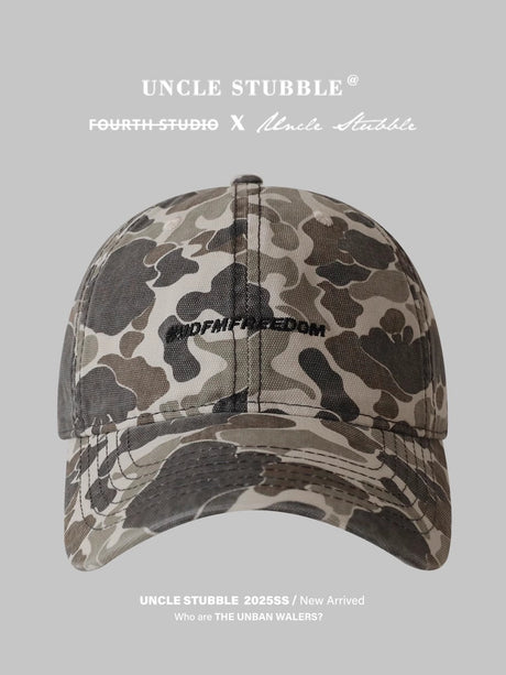Liber Summer ACC Printed Camouflage American Retro Hat
