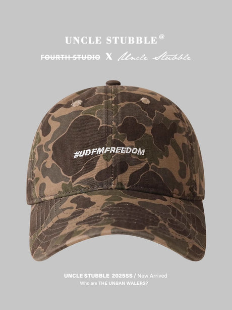 Liber Summer ACC Printed Camouflage American Retro Hat